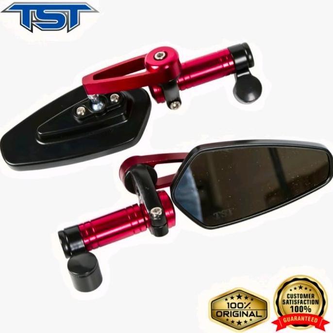 Spion Tomok Oval OCTAGON CNC Universal Semua Motor - Gold - Motorcycle