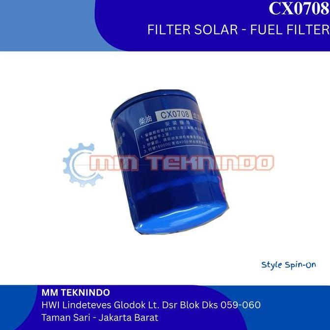 FILTER SOLAR - CX0708 - FUEL FILTER - FILTER GENSET - cx0708