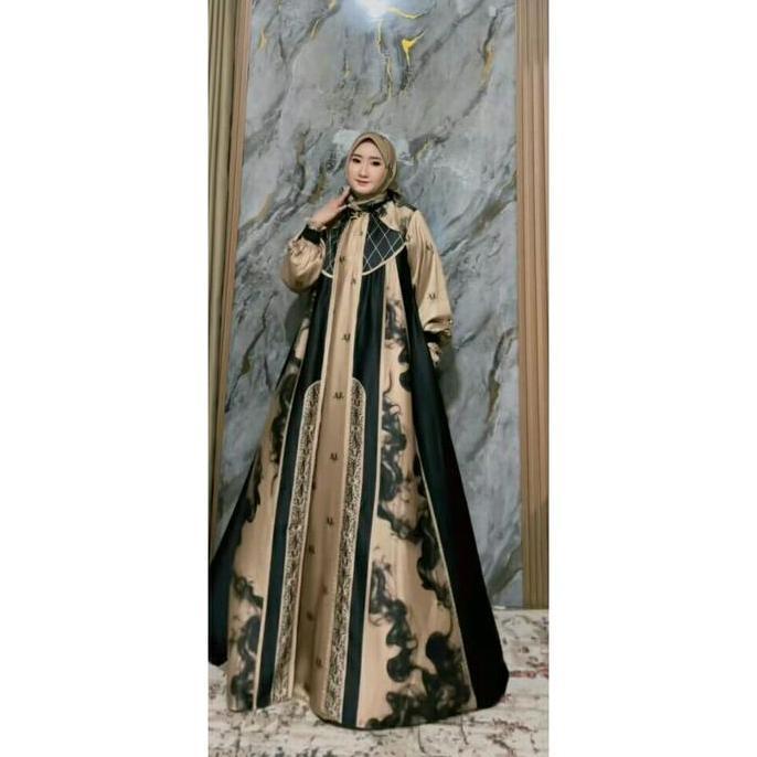 Murah Gamis Alqiblat Set 01  Outer Muslim Mewah Non COD