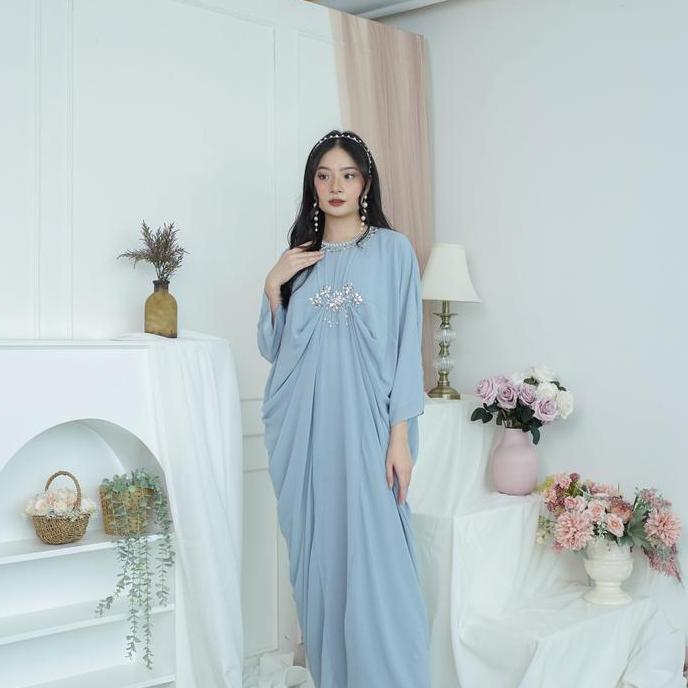 Murah Miss Nomi - Aquina Kaftan Lebaran / Idul Fitri / Baju Muslim / Hijab / Kaftan couple / Kaftan 