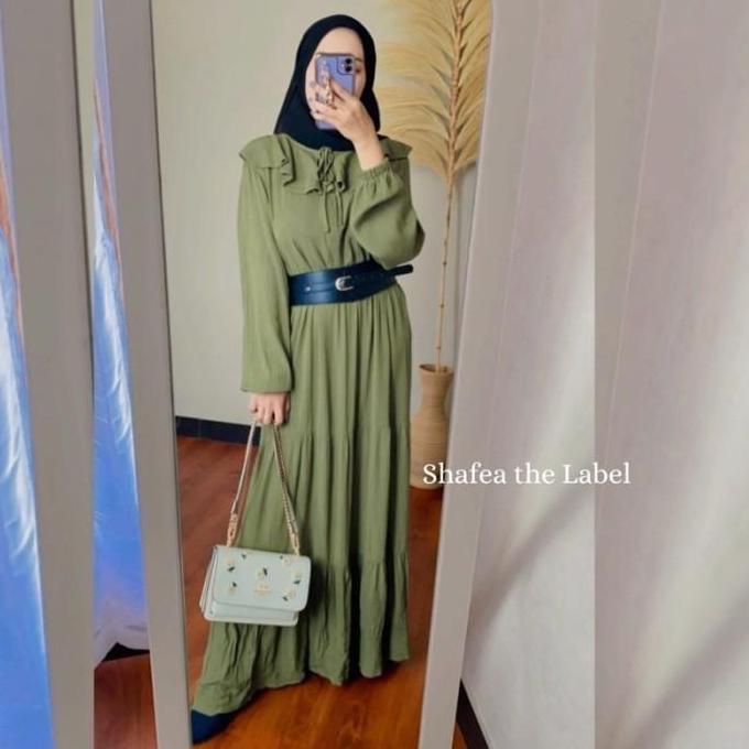 Murah BAJU GAMIS WANITA TERBARU 2022 BAHAN CRINCLE Non COD
