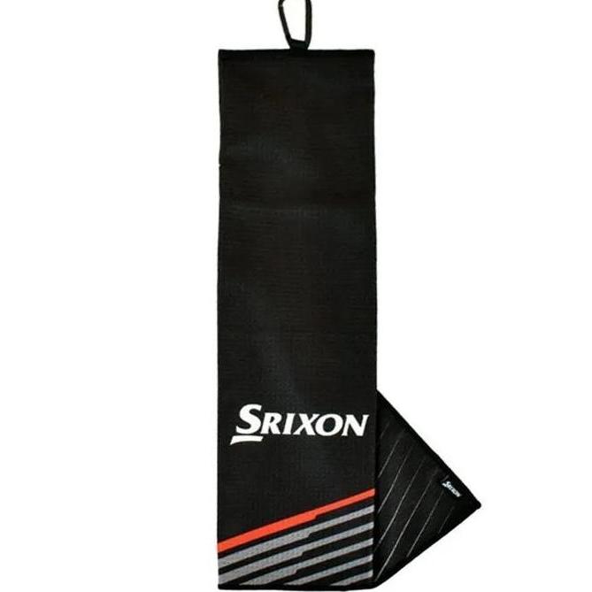 Golf Handuk Srixon Golf Tour Microfiber Player Tri-Fold Bag Towel with Clip
