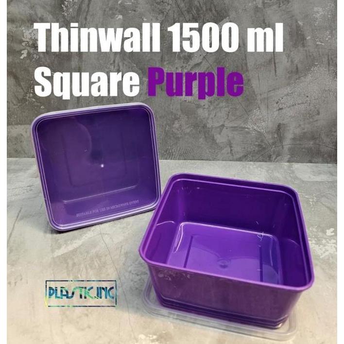 Thinwall 1500 ml Warna/Box Kotak Plastik/Kotak Plastik/Thinwall 1500ml