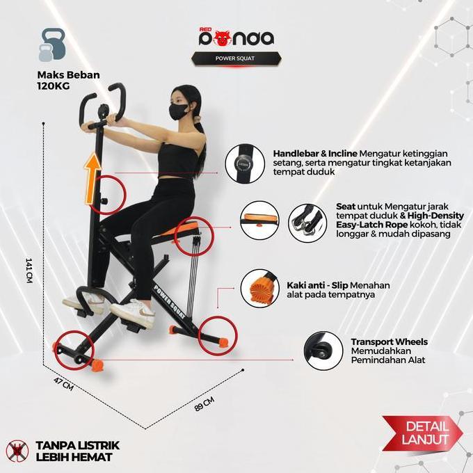 RedPanda Power Squat Rider - Power Home Squat