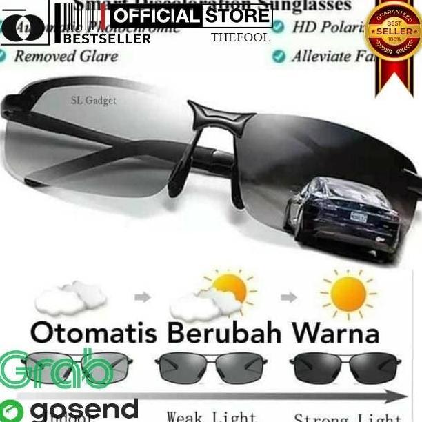 SANDMATEKNO EL POLARIZED / KACAMATA ANTI SILAU PHOTOCHROMIC POLARIZED PREMIUM TFID