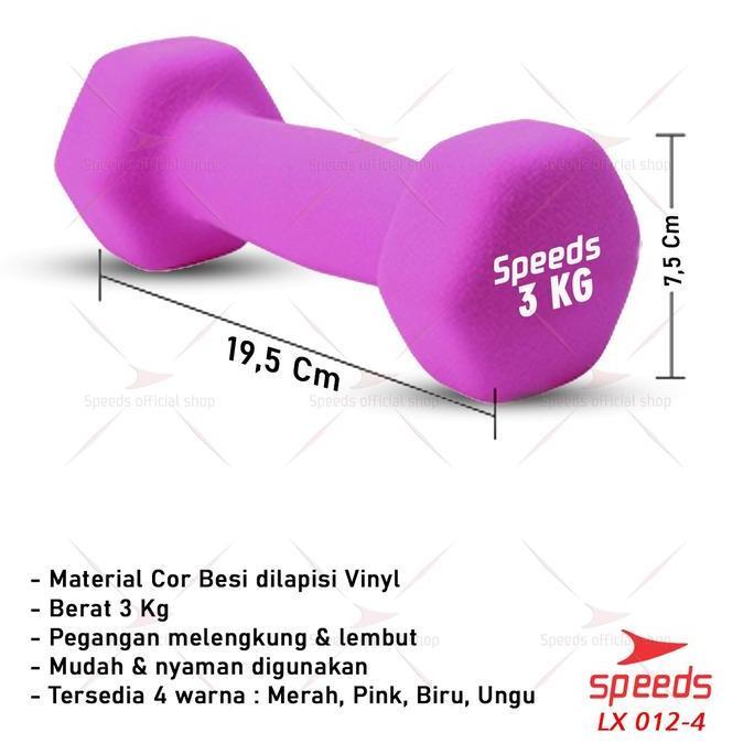 Dumbell Barbel Mini Barbel Wanita Alat Fitnes Neoprene 012-04
