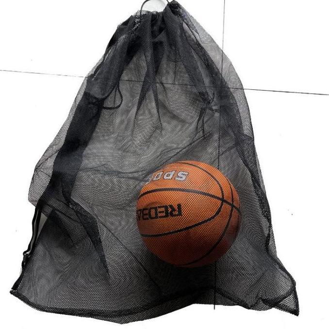 SHAKESPARE String Bag / Tas Jaring Hitam / Tas Penyimpanan Mainan Anak / Sepak Bola Bola Voli Basket
