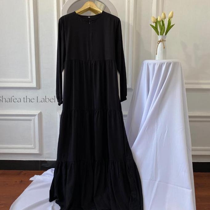 Murah Basic Home Dress By Shafea The Label Bahan Katun Twill Premium - Gamis Jumbo Busui Friendly Mu