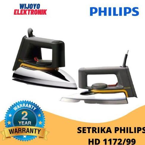 NEW - Philips Setrika HD1172 Dry Iron HD1172 Gosokan Philips HD 1172