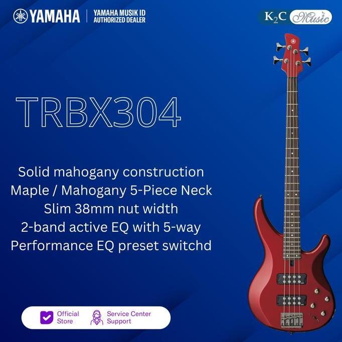 Yamaha Bass Elektrik TRBX304 / TRBX304 / TRBX304CAR (TERBAIK) (TERBARU) (TERMURAH)