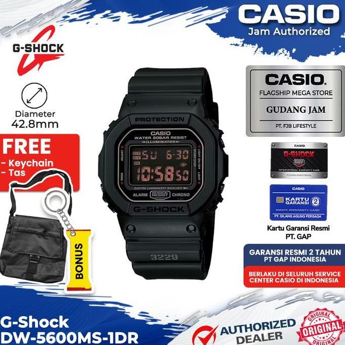 G-Shock DW-5600MS-1DR DW-5600MS DW-5600 DW5600MS DW 5600MS (TERBAIK) (TERBARU) (TERMURAH)