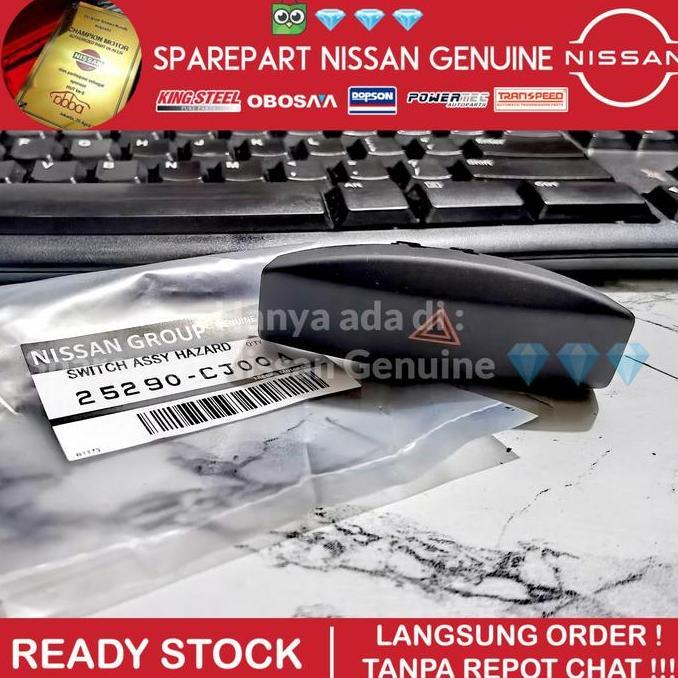 TERLARIS - Livina L10 L11 Switch Tombol Hazard Darurat Segitiga Merah ORI NISSAN