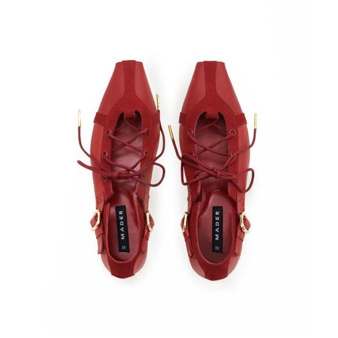 MADER - Corset Shoes - Red (TERBAIK) (TERBARU) (TERMURAH)