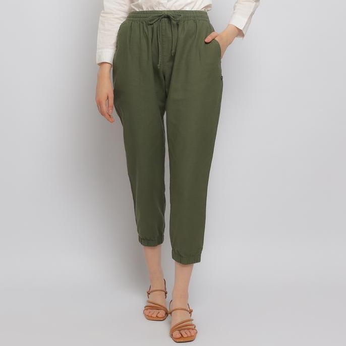 Flamoush Wataru Green Pants Jogger (TERBAIK) (TERBARU) (TERMURAH)