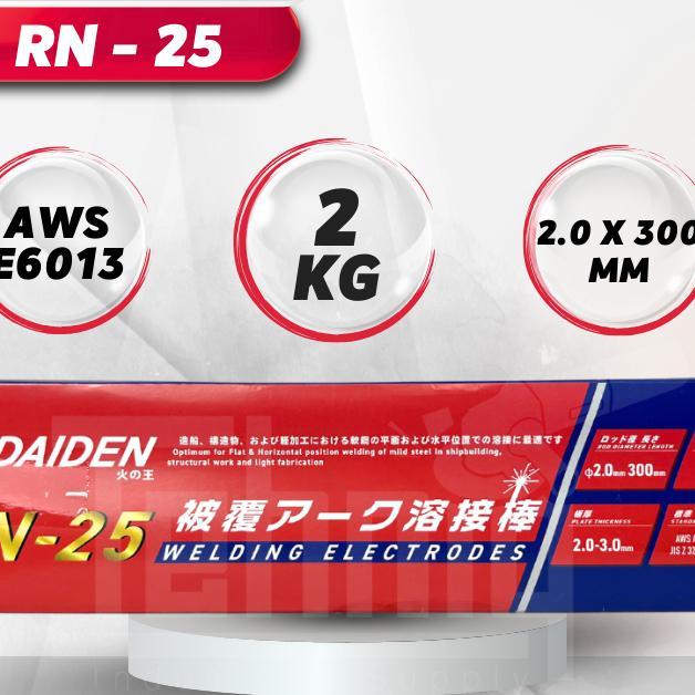 Kawat Las Daiden Mma Rn-25 E6013 / Kawat Electrode Daiden Rn-25 E6013 / Kawat Las Untuk Mig Daiden E