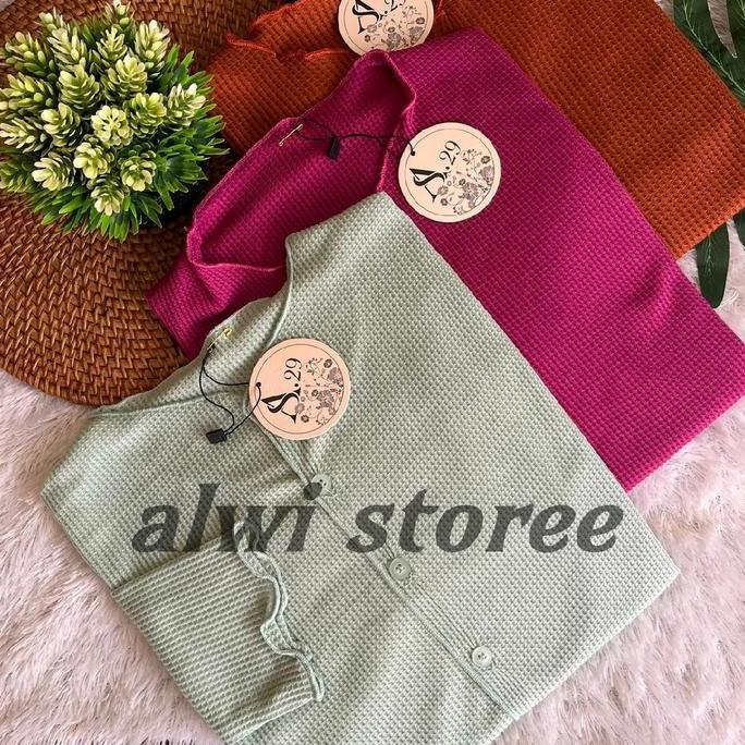 Paket Usaha Cardigan Crop Top 6 Pcs / Cardigan Crop Kekinian