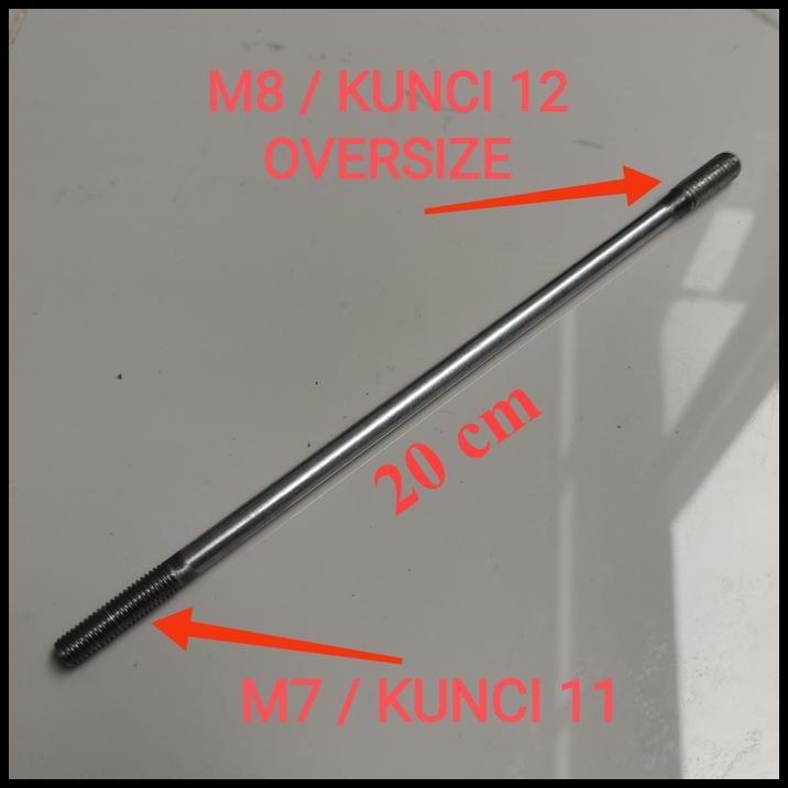 TERBARU BAUT ANCER TANEM TANAM BLOCK BLOK TUSUK SATE BOLT STUD HEAD BLOK SEHER  BEAT VARIO 110 KARBU