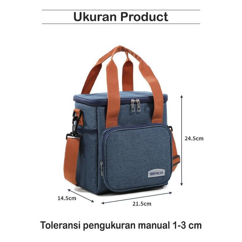 Cooler Bag Tempat bekal Lunch Box Bag Tas Pendingin Tas Es Krim GS