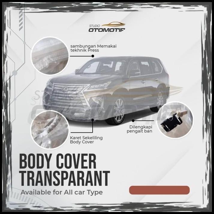 TERBARU BODY COVER MG 5 GT MG5 MORRIS GARAGE TRANSPARAN PREMIUM 0.8 MICRON 