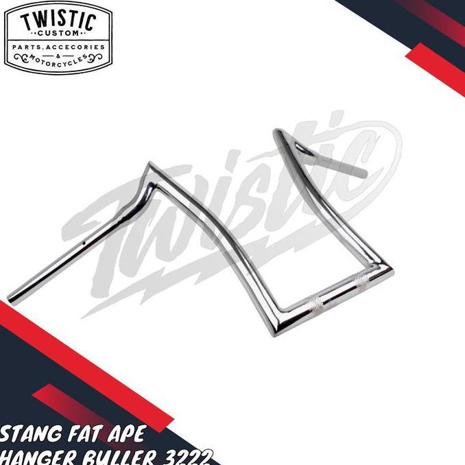 Stang Fat Ape Hanger Buller Tinggi Pnp Motor Sm V16 / V16 Plus Custom Bobber Chicano Baru