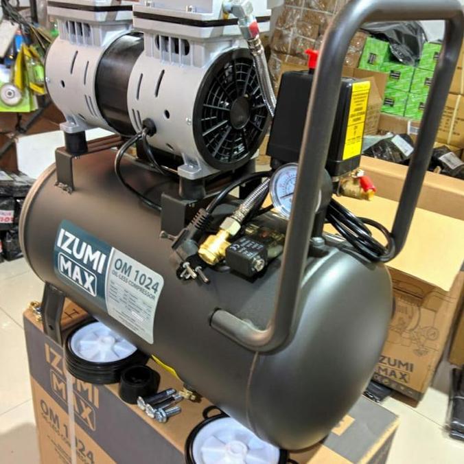 Sale Kompresor Izumi 24 Liter Ol 10-24 Kompresor Oiless Izumi 1 Hp 24 Liter