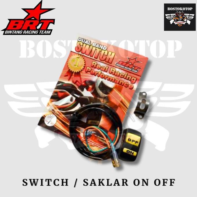 Promo BRT Bintang Racing Team Switch Saklar On Off Dualband Universal Semua Motor Original Diskon