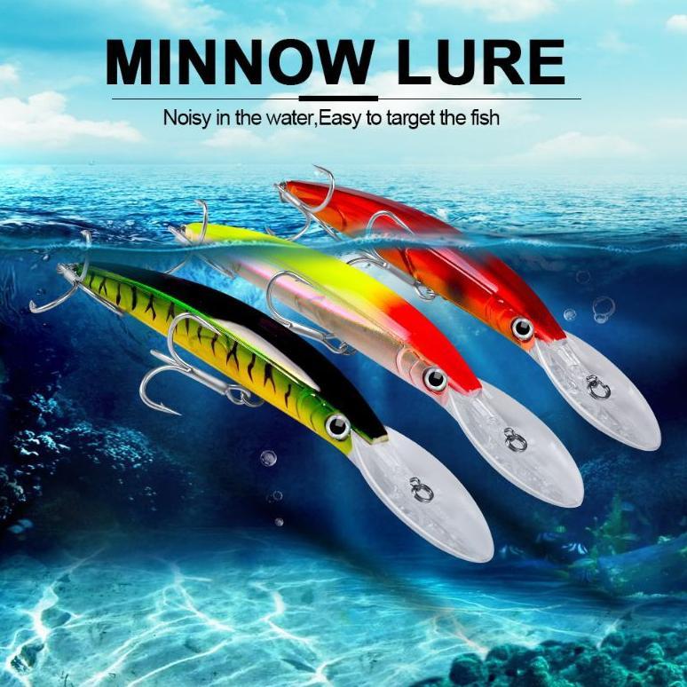 TERBARU 2026 UMPAN Pancing LURE Minow TROLLING PROBEROS Yozuri 18CM