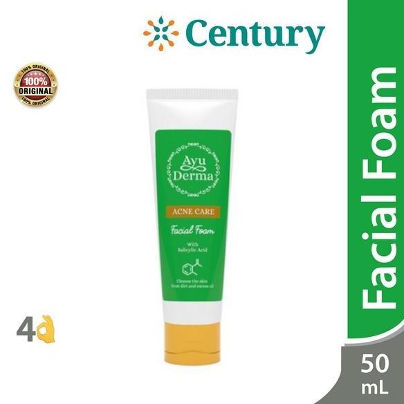 AYU DERMA ACNE FACIAL FOAM / JERAWAT /SKINCARE (TERBAIK) (TERBARU) (TERMURAH)
