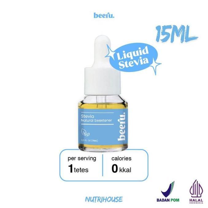 Beeru Stevia Natural Sweetener 15mL Pengganti Gula - 15 ml Steviol