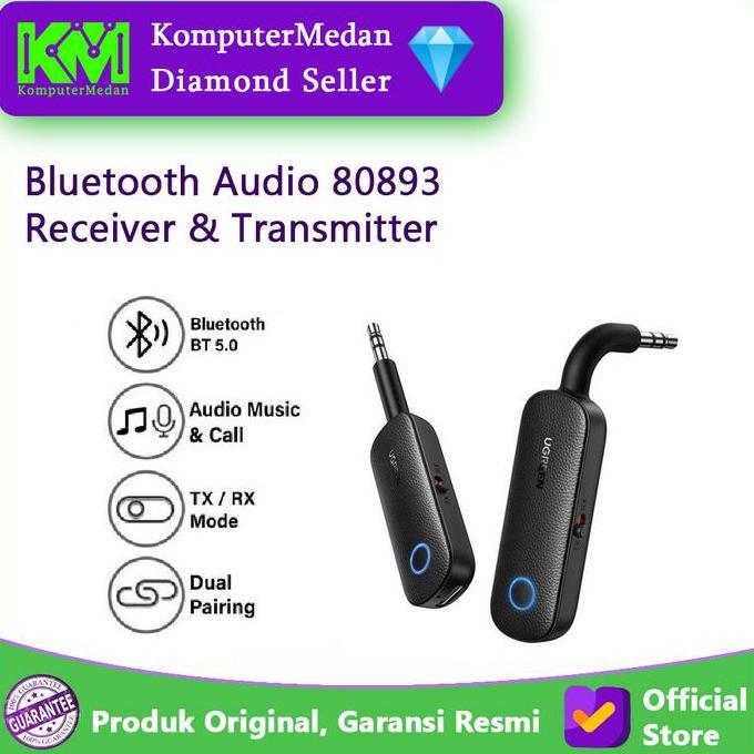 UGREEN Bluetooth Audio Receiver Transmitter Kabel Aux Mobil 80893