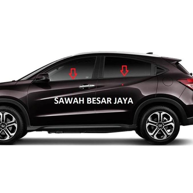 Weather Strip Karet Pelipit Plipit List Lis Garnish Bawah Kaca Pintu Luar Honda Hrv Hr-V S E Prestig