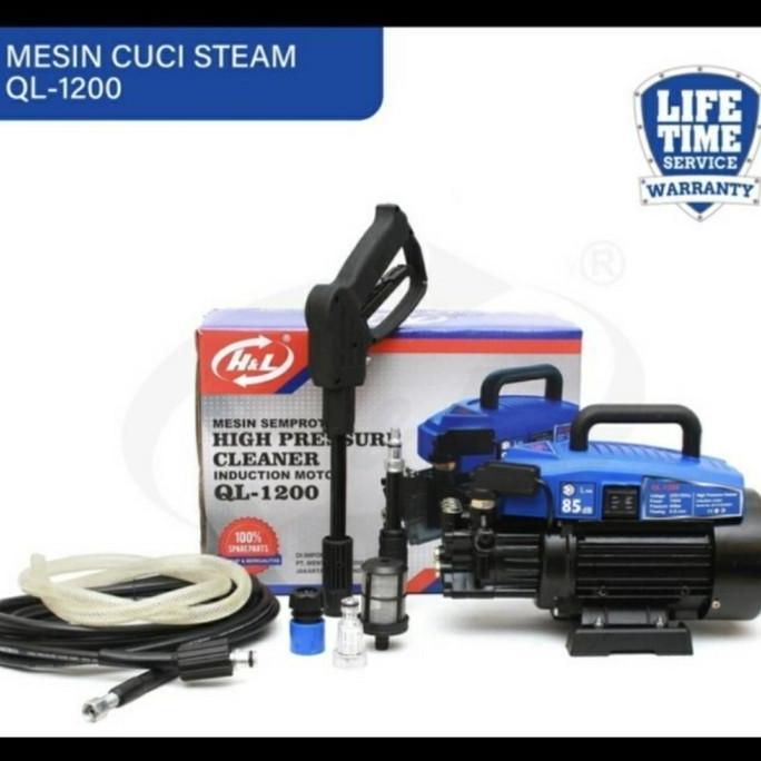 (Paket) Ql 1200 (Selang 25 Meter) Hl Jet Cleaner Steam High Pressure