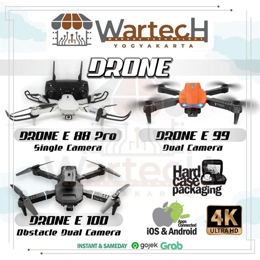 Promo Drone E88Pro 4K Ultrahd Camera Foldable Drone Lipat Single Camera