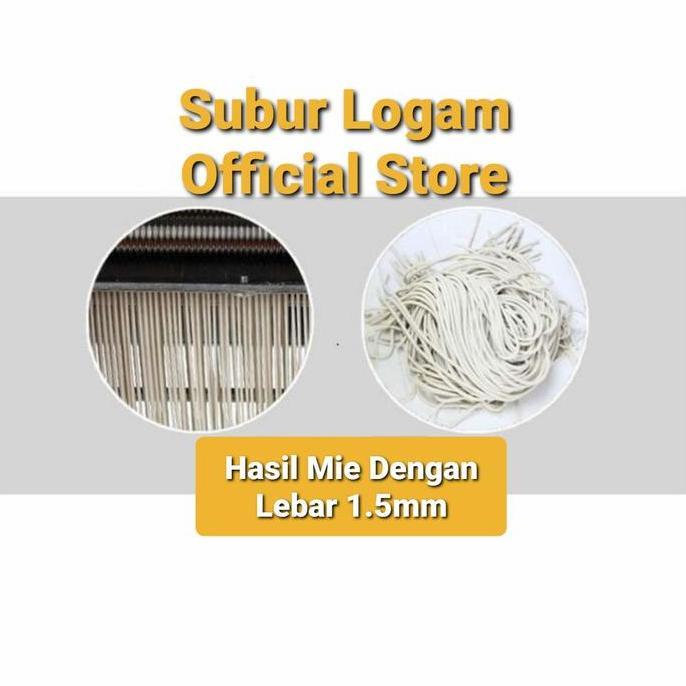 Pisau Gilingan Mie Halus Kecil Dzm 160 Ukuran 1.5 Mm Stainless Steel