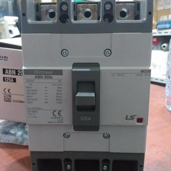 Mccb 3phase 125A LS type ABN 203C 125A