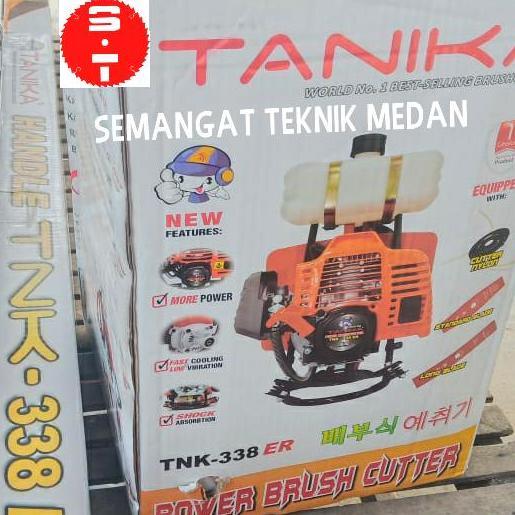 TERMURAH - TNK338ER MESIN POTONG BABAT PANGKAS RUMPUT LENGKAP TANIKA TNK 338 ER