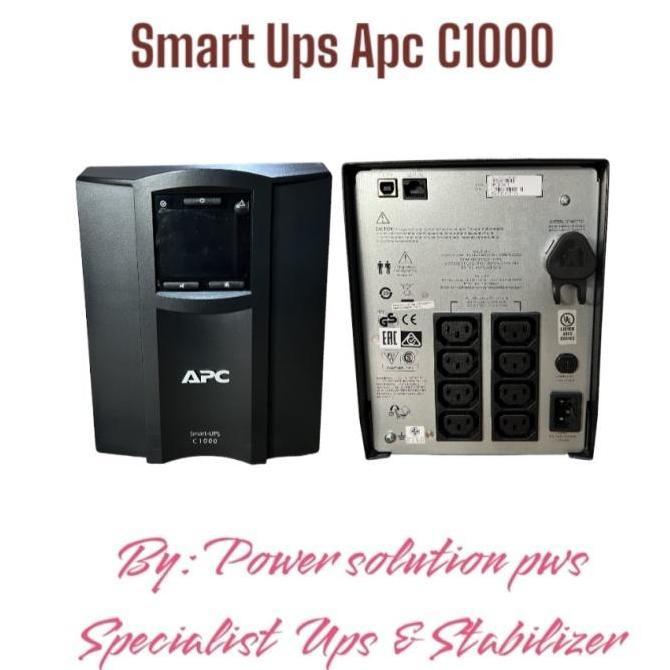 Ups Apc Smc1000i lcd digital display, smart ups apc 1000va