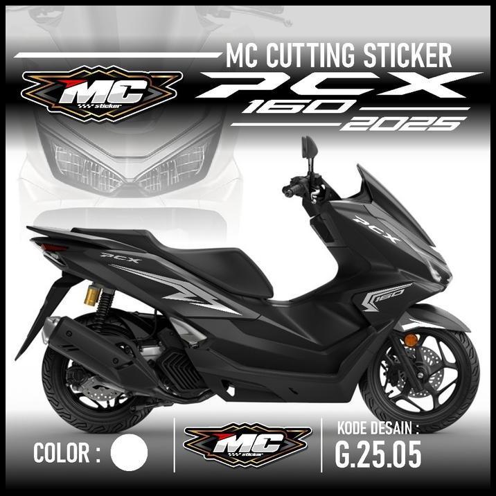 HOT DEAL (PREMIUM) CUTTING STICKER STRIPING PCX 160 NEW 2025 - AKSESORIS MOTOR STIKER HONDA PCX 160 