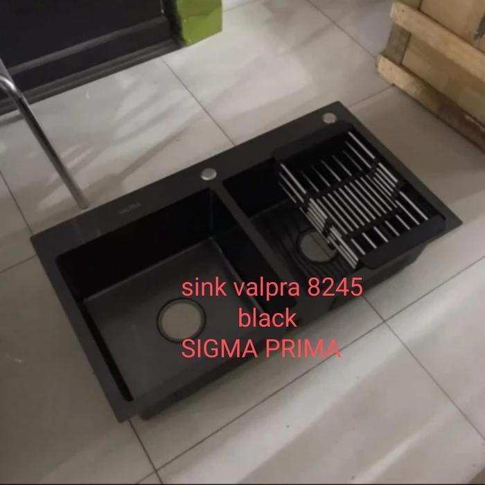 kitchen sink valpra 8245 body only bak cuci piring hitam