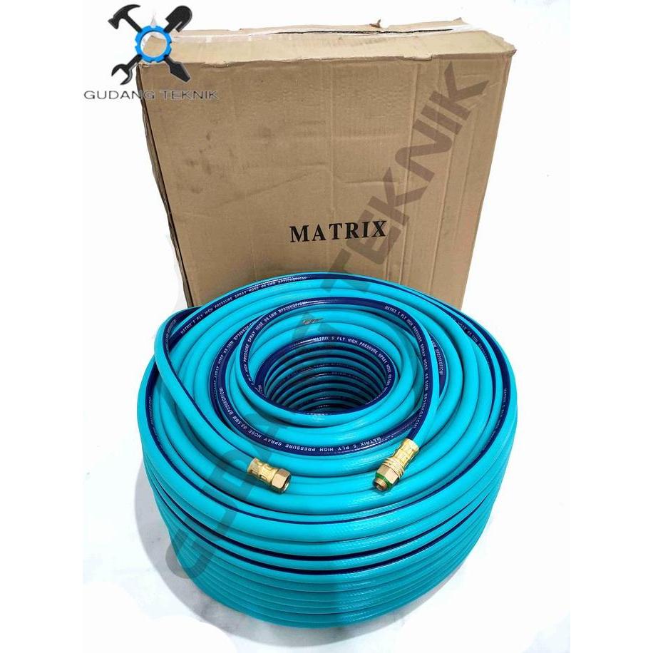 REZORHA Selang Angin Kompresor 100 Meter 8.5mm SUMURA MATRIX High Pressure 5PLY / Selang Kompresor U