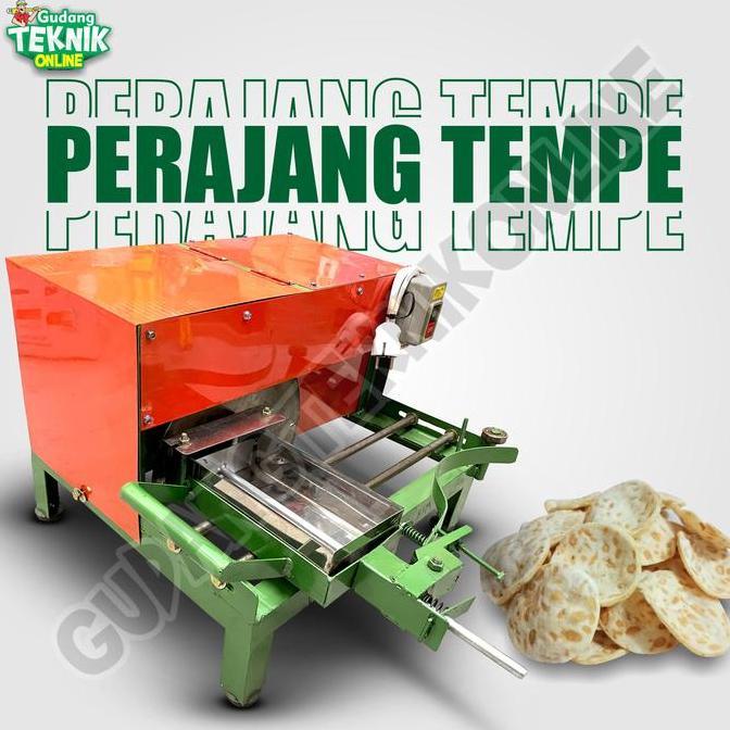 DHEALOKA Mesin Iris Potong Tempe KIM SEMI OTOMATIS Dinamo Listrik / Mesin Potong Keripik Tempe Pemot