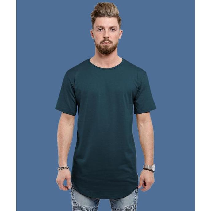 NIKMATI PRODUK INI KAOS KURTA POLOS / KAOS POLOS LONGLINE KUALITAS PREMIUM / KAOS LONGLINE PRIA BISA
