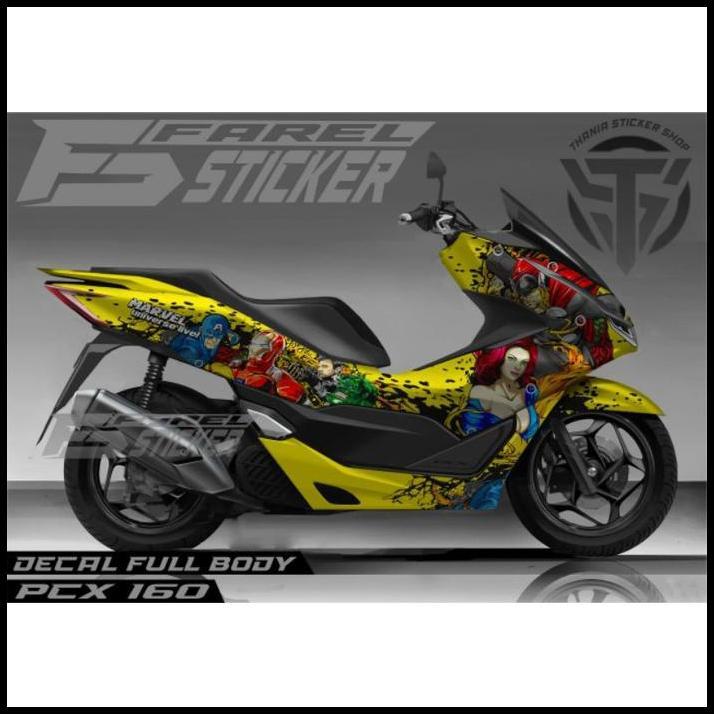TERBARU STICKER DECAL HONDA PCX 160 FULL BODY STIKER FULL BODY PCX NEW