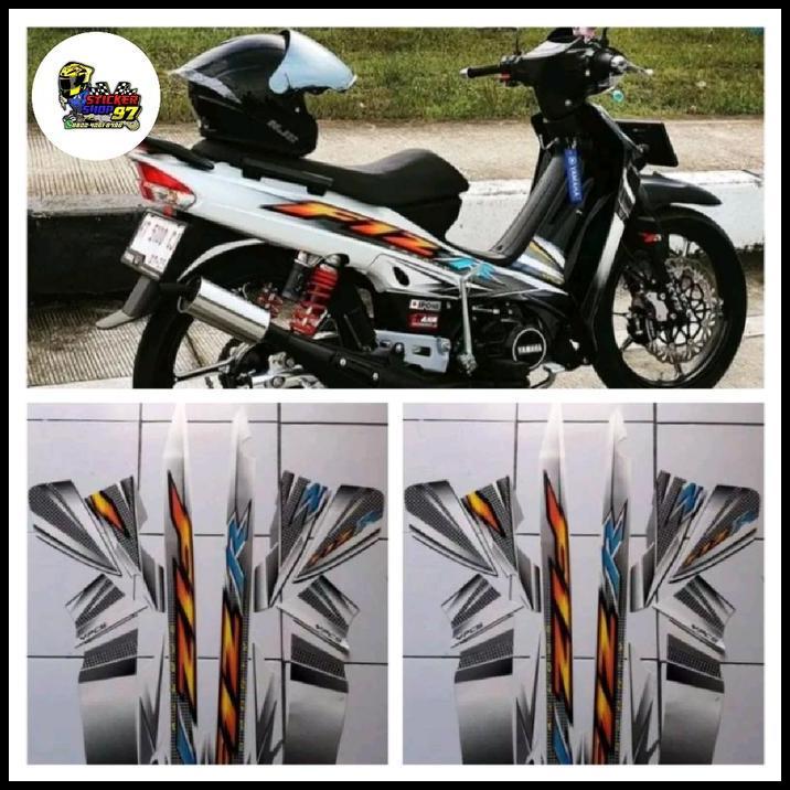 BEST DEAL STRIPING YAMAHA FIZ R 2004 PUTIH HITAM KUALITAS ORIGINAL !