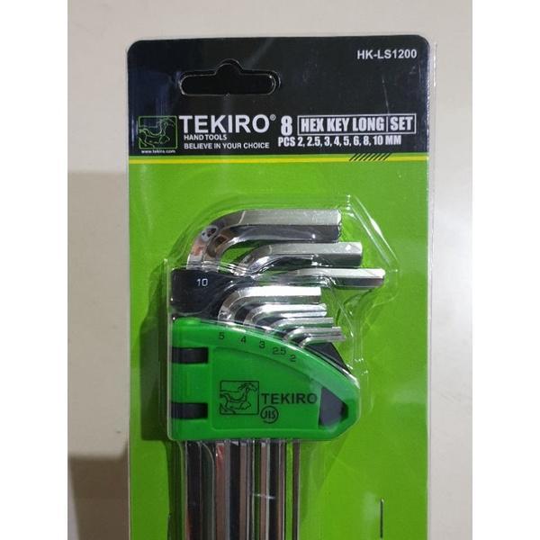 Tekiro Kunci L Set Tekiro Panjang 8 Pcs Kunci L Set Tekiro Panjang 8Pcs
