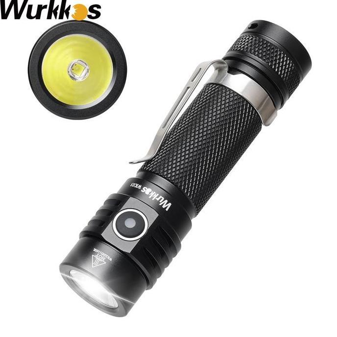 Grosir Wurkkos Wk03 Senter Led Luminus Sst40 1800 Lumens Edc Portable Usb C