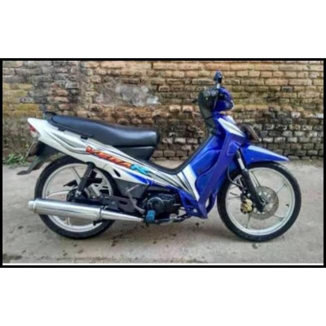 DISKON (ORI) STRIPING YAMAHA VEGA R 2005 BIRU PUTIH STIKER ORIGINAL !!!!!
