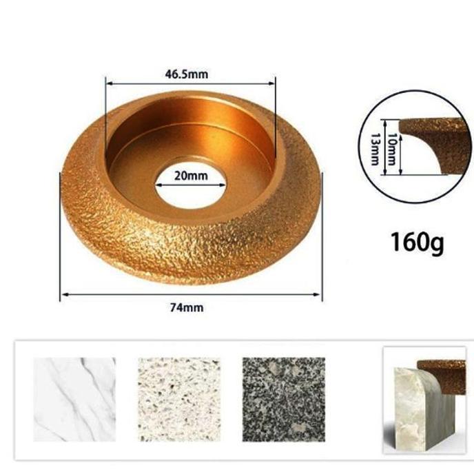 Mata Gerinda Pemotong Kramik Potong Granit Keramik Pinggul Bevel Meja Dapur