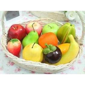 buah untuk pajangan jus/buah contoh etalase/buah mainan/buah-buahan