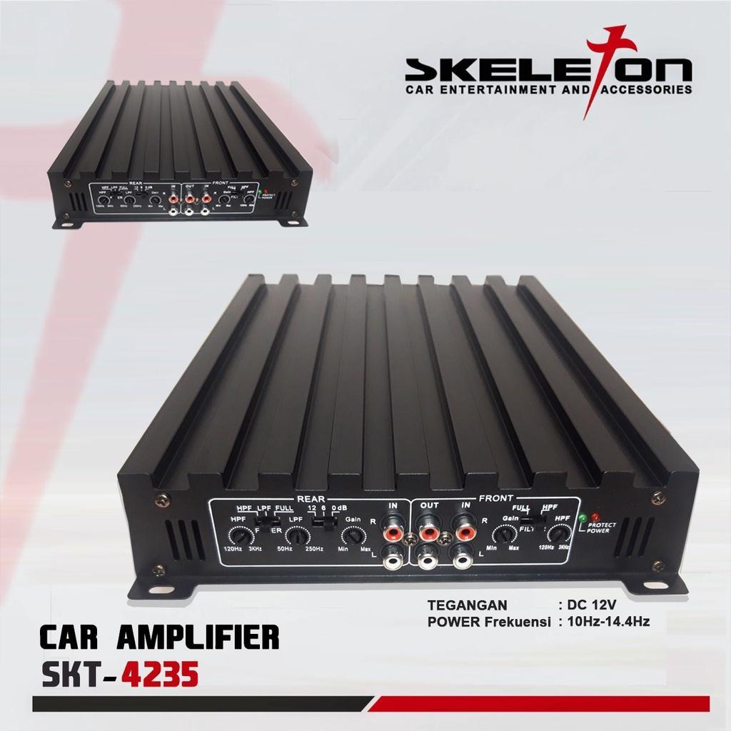 Power Mobil Amplifier 4 Channel Bass Audio Skeleton